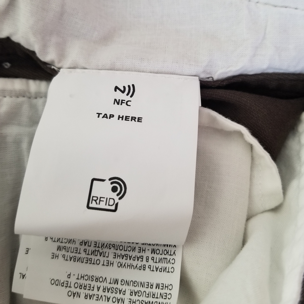 Golden Goose Cropped Chino Pants Size IT 44 Olive Green Brown - Picture 8 of 11